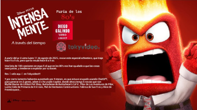 Intensamente a través del tiempo - Furia de los 80's