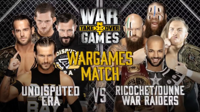 The Undisputed Era vs Ricochet, Pete Dunne, & War Raiders - NXT TakeOver: WarGames 2018 (Full Match)