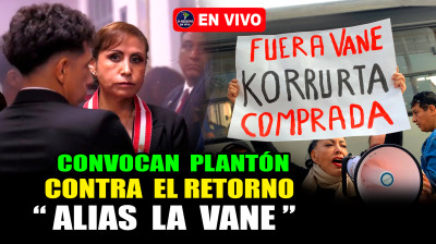 ??Rechazo total: ciudadanos llaman a protestar contra Patricia Benavides